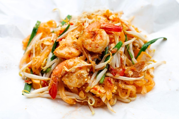 Thai food Stirfried rice noodles Pad Thai