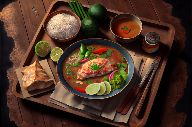 Thai Khao Kha Moo food