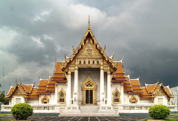 Thai Marble temple or Wat Benchamabophit Bangkok