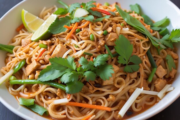 Photo thai noodles