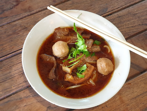 Thai Stewed Beef Noodle Soup