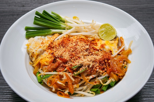 Thai style noodles , Pad thai