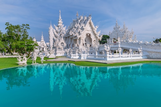 Thai White Temple,Wat Rong Khun, Chiang Rai province, northern Thailand