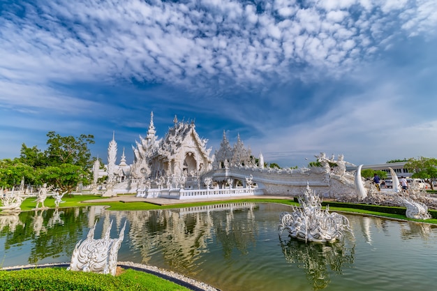 Thai White Temple,Wat Rong Khun, Chiang Rai province, northern Thailand