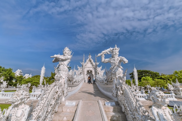 Thai White Temple,Wat Rong Khun, Chiang Rai province, northern Thailand