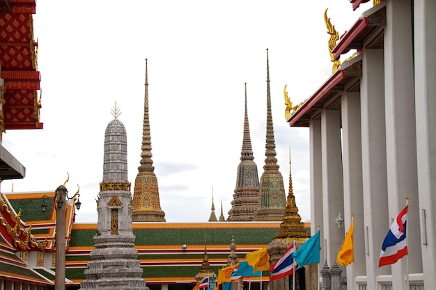 Thailand Bangkok Wat Arun temple detail