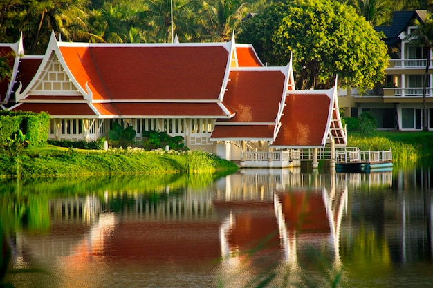 Thailand phuket famous around the lake resort hotel