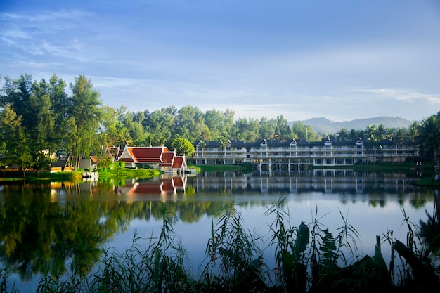 Thailand phuket famous around the lake resort hotel