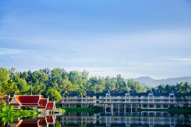 Thailand phuket famous around the lake resort hotel