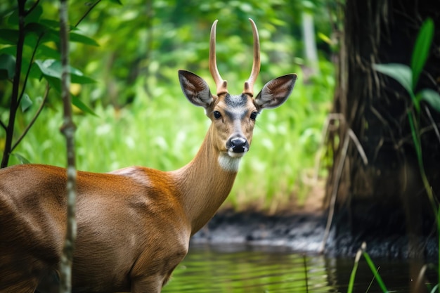 Thailand39s wild deer in the wild