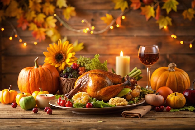 Photo thanksgiving background