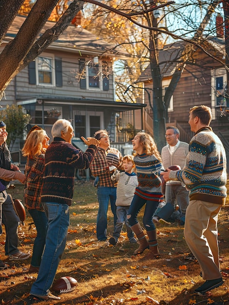 Thanksgiving Backyard Football Game