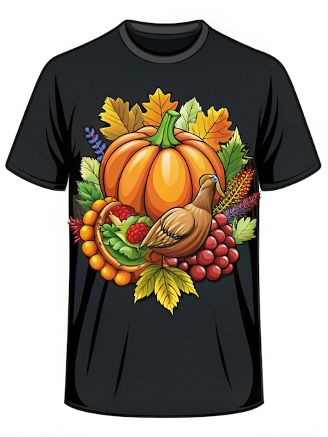 Photo a thanksgiving tshirt design