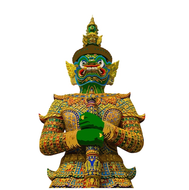 Thao Wessuwan. God of wealth in Thailand.