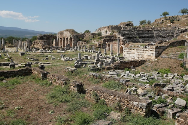 Theater of Aphrodisias Ancient City in Aydin Turkiye