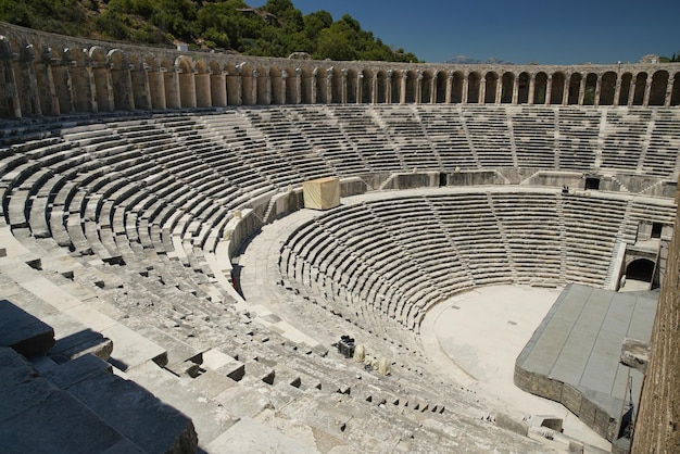 Theatre of Aspendos Ancient City in Antalya Turkiye