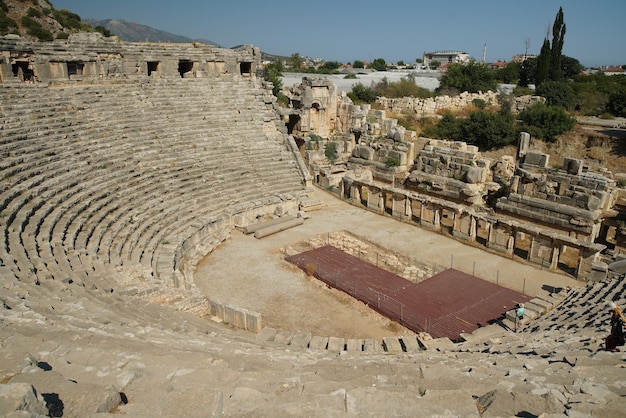 Theatre of Myra Ancient City in Demre Antalya Turkiye