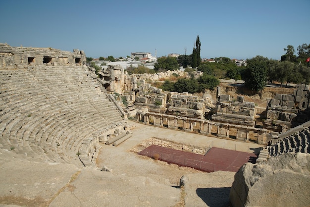 Theatre of Myra Ancient City in Demre Antalya Turkiye