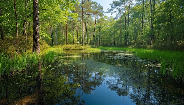 a theme focused on the importance of wetland ecosystems in water purification and biodiversity