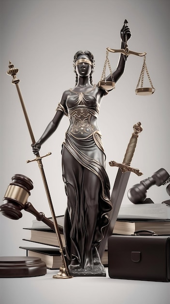 Themis statue justice scales law lawyer concept