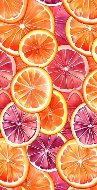 There are many slices of oranges that are on a table generative ai