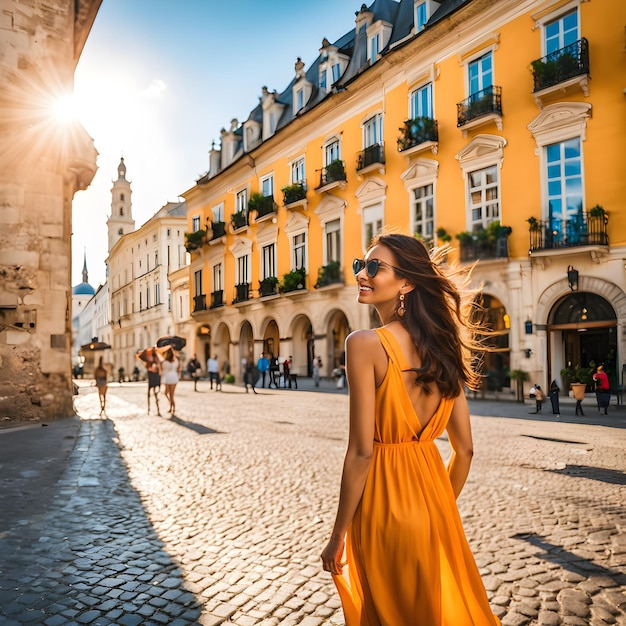 There is something truly captivating about witnessing a lovely woman confidently exploring the world