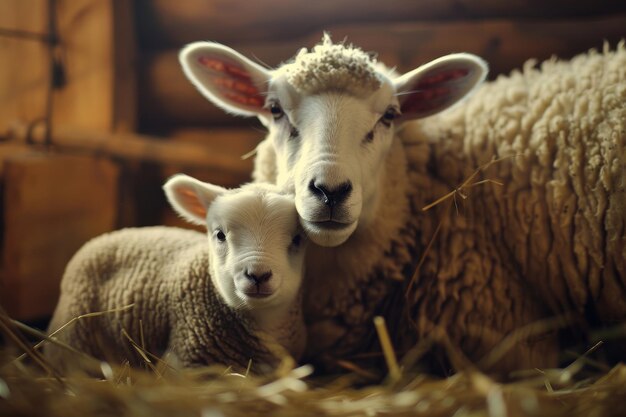 There39s nothing better than watching sheep and an adorable baby lamb eat organic food together