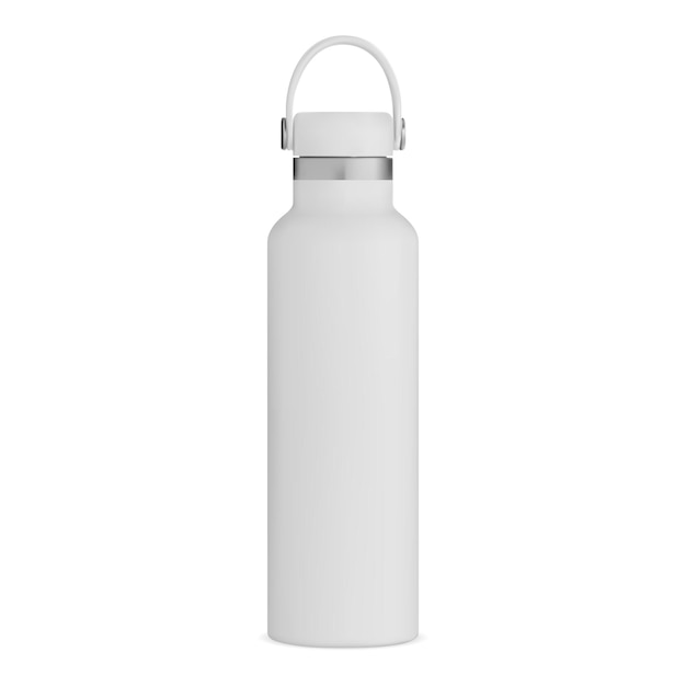 Thermo bottle Metal water thermo flask mockup Stainless steel travel thermos for hot tea