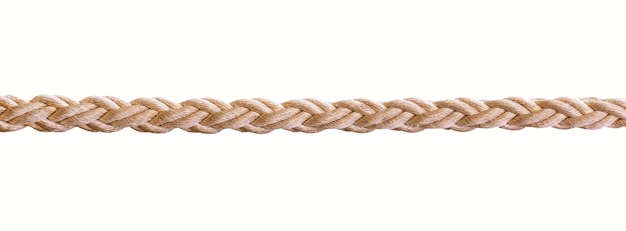 Thick rope isolated on a white background.