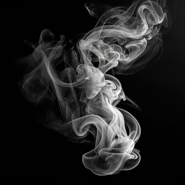 Photo thick smoke isolated on the background