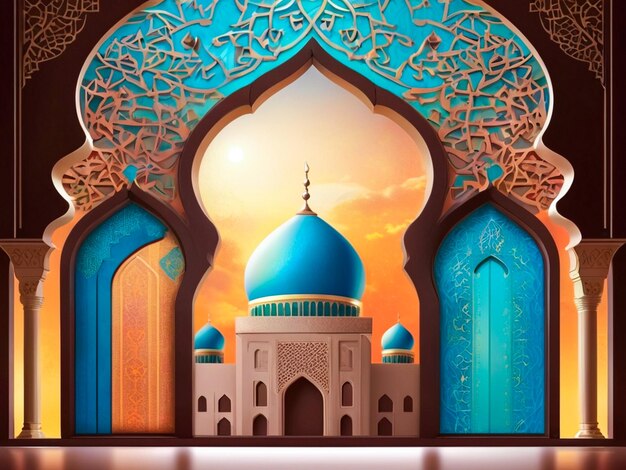 Third illustration of Ramadan Eid alAdha