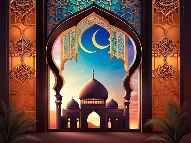 Third illustration of Ramadan Eid alAdha