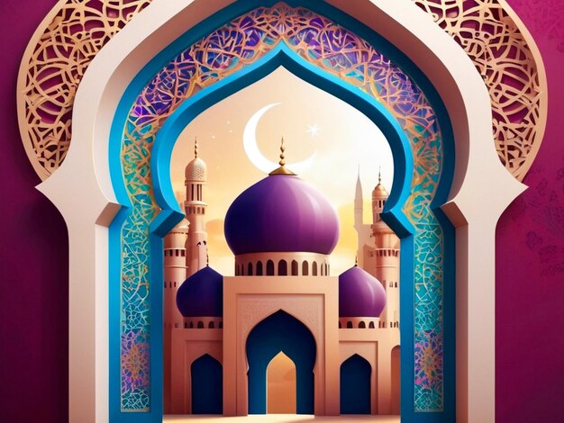 Third illustration of Ramadan Eid alAdha