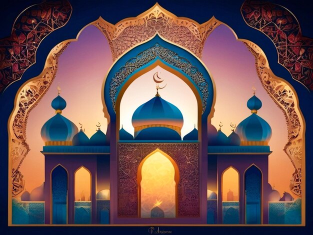 Third illustration of Ramadan Eid alAdha