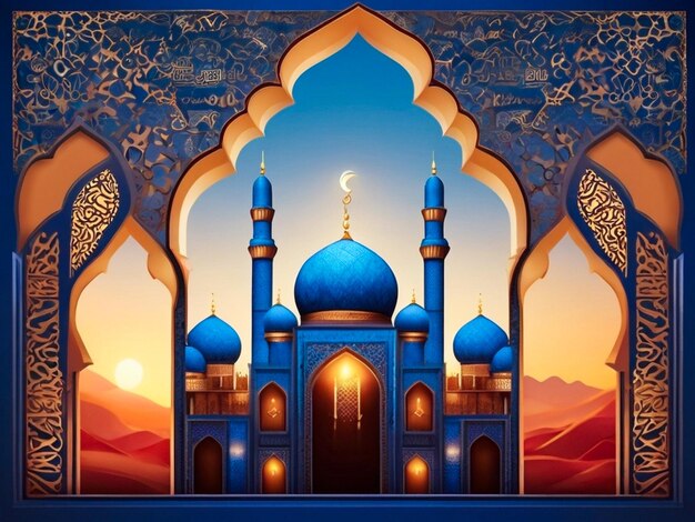 Third illustration of Ramadan Eid alAdha