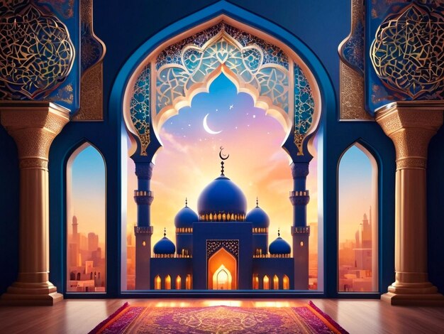 Third illustration of Ramadan Eid alAdha