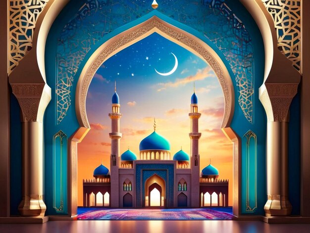 Third illustration of Ramadan Eid alAdha