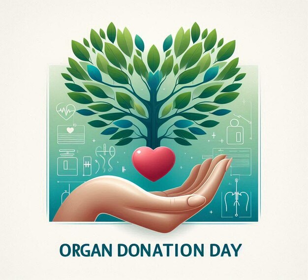 This attractive beautiful design is designed for Organ Donation Day