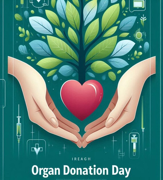 This attractive beautiful design is designed for Organ Donation Day