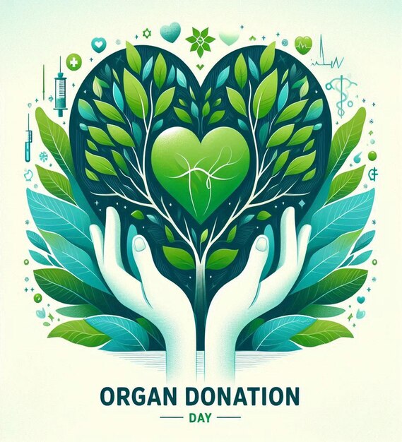 This attractive beautiful design is designed for Organ Donation Day