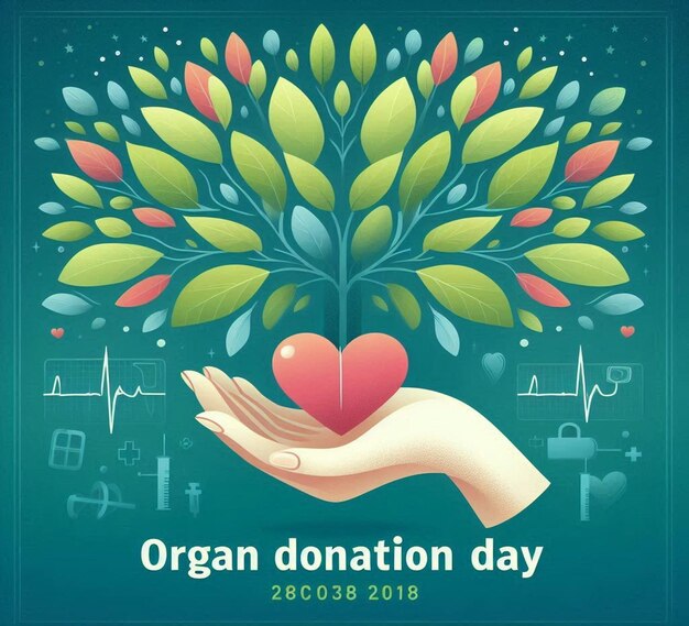 This attractive beautiful design is designed for Organ Donation Day