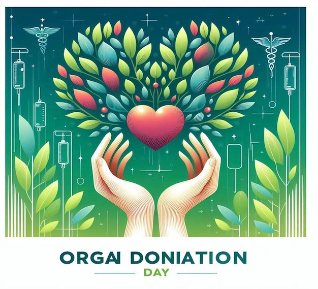 This attractive beautiful design is designed for Organ Donation Day