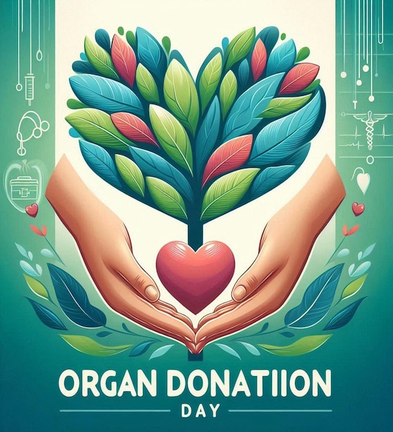 This attractive beautiful design is designed for Organ Donation Day