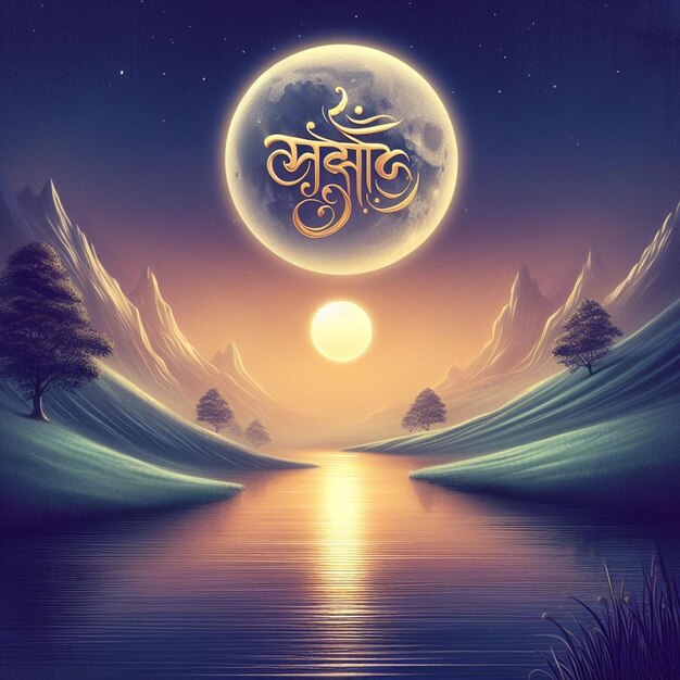 Photo this attractive illustration is made for guru purnima festival