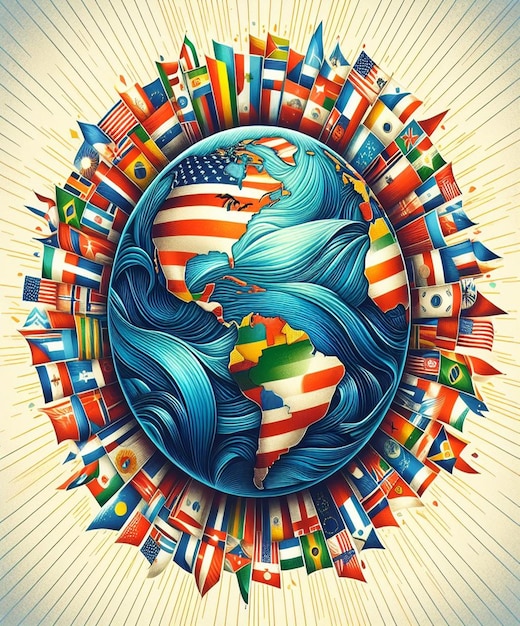 This beautiful design is Made for Pan American Day