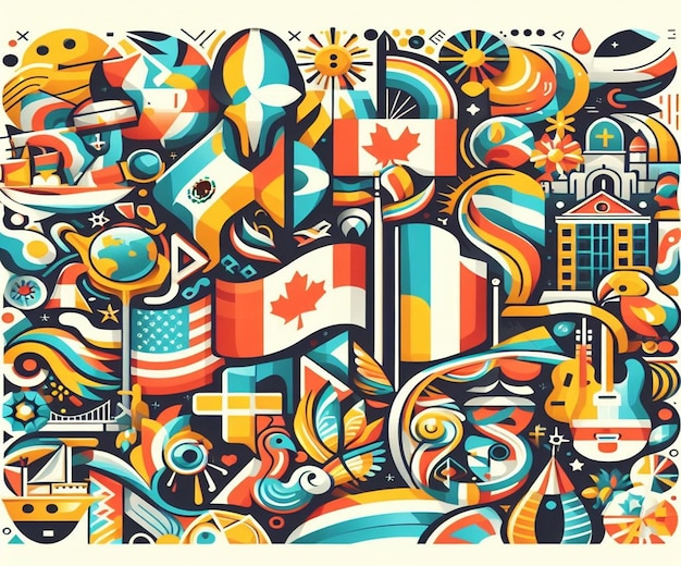 This beautiful design is Made for Pan American Day