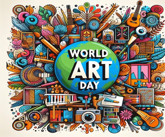 This beautiful illustration was created for Word Art Day