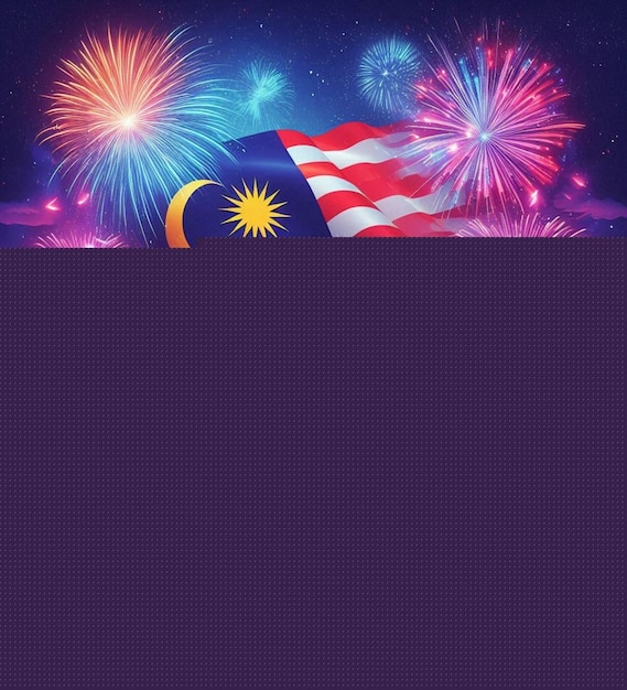 Photo this beautiful image is generated for malaysia independence day