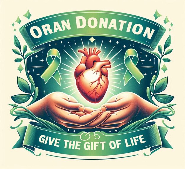 Photo this beautiful image is made for international organ donation day