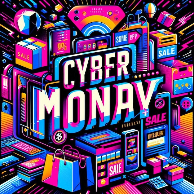 This design is created for Cyber Monday